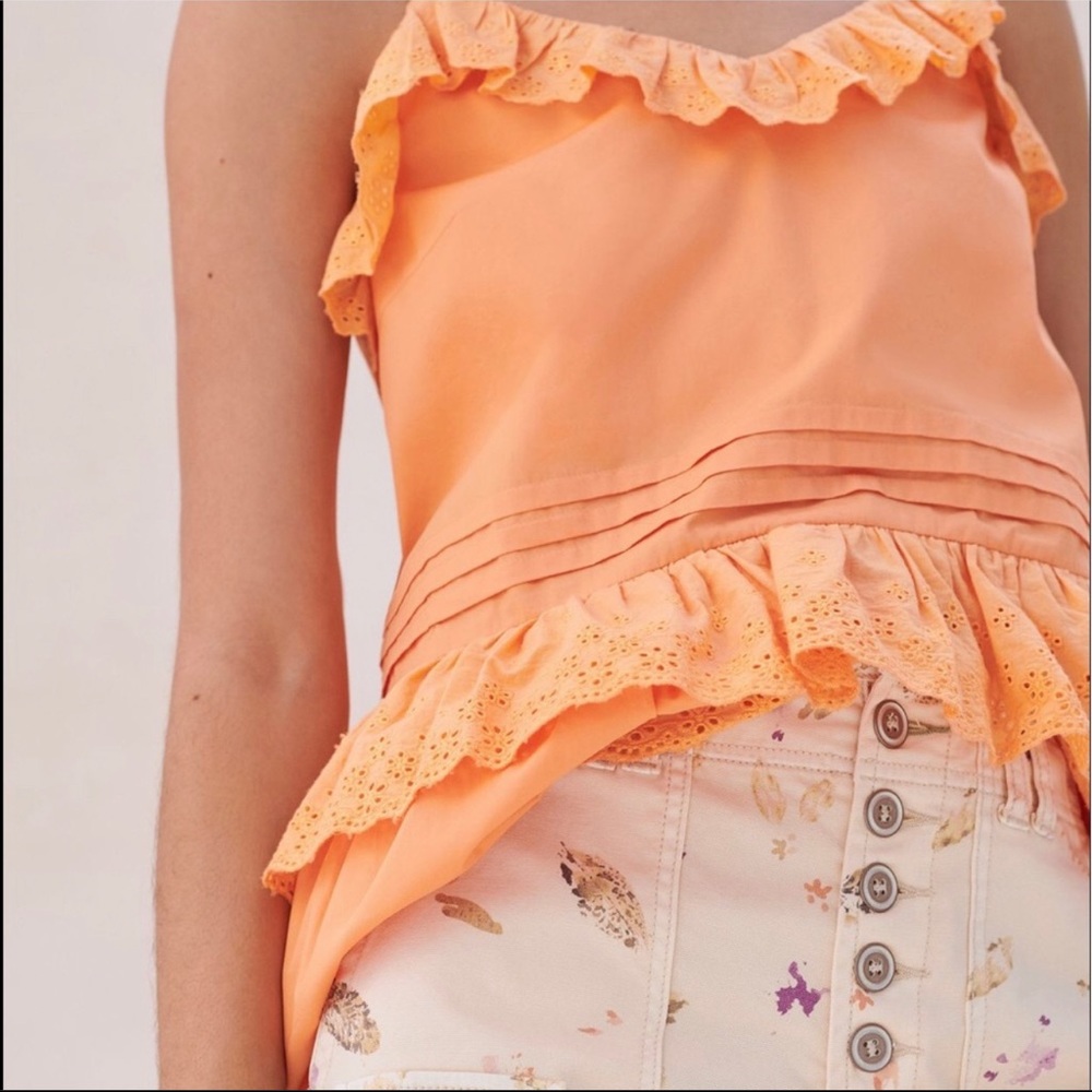 Anthropologie EYELET “JOSEPHINE” TANK SIZE M  NWT - Picture 6 of 8